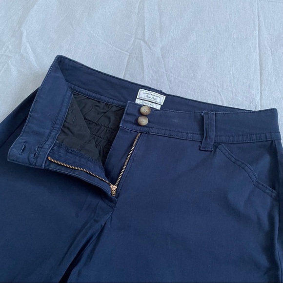 Charter Club Button-Cuff Tummy Control Capri Pants - 8 - Picture 6 of 10